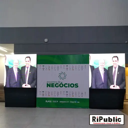 backdrop para eventos de grande porte profissional