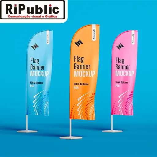 comprar wind banners personalizados profissional em República