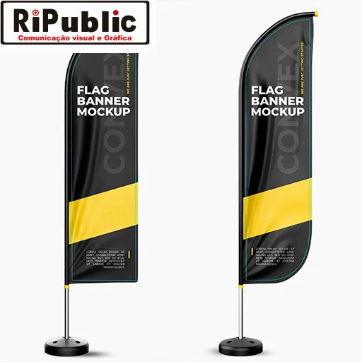 comprar wind banners personalizados profissional em República